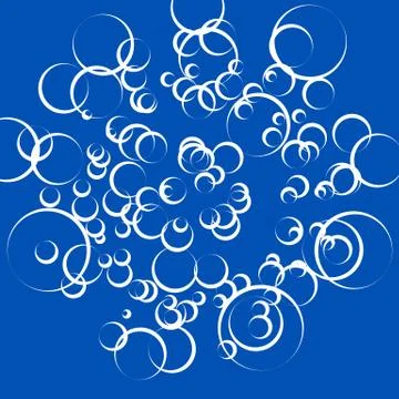 Sparkling background with bubbles. Abstract pattern for water related themes. イラスト素材