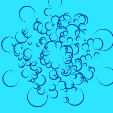 Sparkling background with bubbles. Abstract pattern for water related themes. Stock Illustration