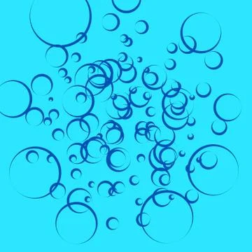 Sparkling background with bubbles. Abstract pattern for water related themes. イラスト素材