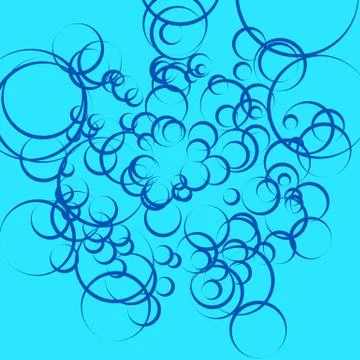 Sparkling background with bubbles. Abstract pattern for water related themes. Stock Illustration