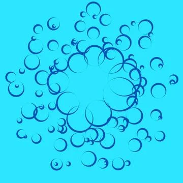 Sparkling background with bubbles. Abstract pattern for water related themes. 스톡 일러스트