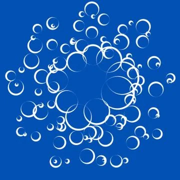 Sparkling background with bubbles. Abstract pattern for water related themes. Stock Illustration