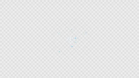 Sparkling Blue 10 Countdown Transparent Stock Footage 321928395