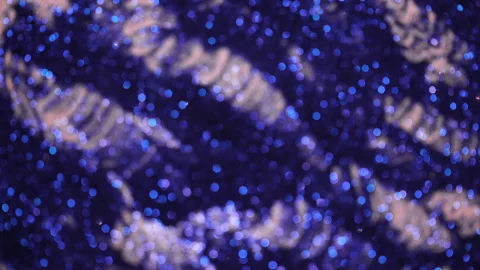 Sparkling blue glitter on white background Stock Footage 97627030