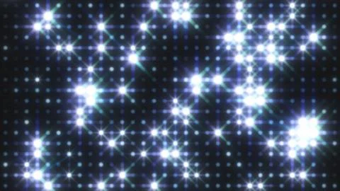 Sparkling Blue LED Light Grid Background Stock Illustration