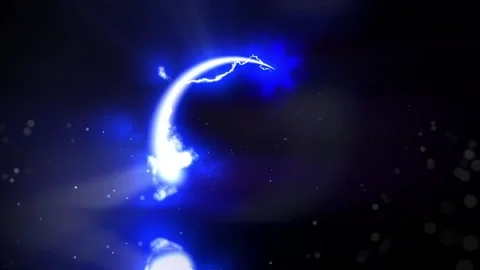 Sparkling Blue Plugins Rings Animation Background Vídeo Stock 280037045