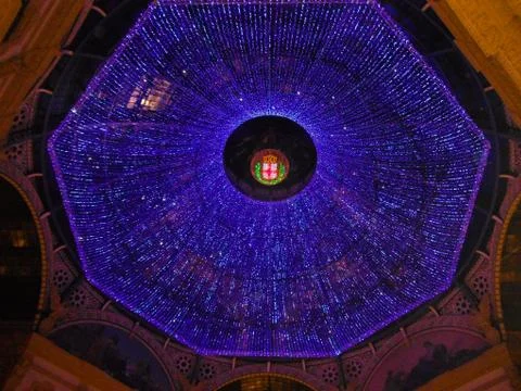 Sparkling blue reflection Stock Photos