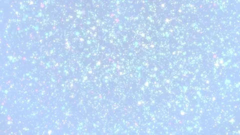 Sparkling Blue Winter Bokeh Background with Glowing Light Particles Stock Footage 345412958