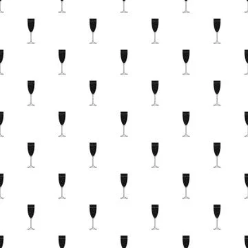 Sparkling champagne pattern seamless Stock Illustration
