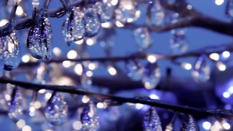 Sparkling Christmas scenery Stock Footage 77863416