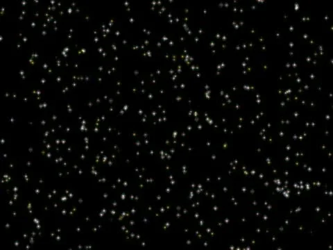 Sparkling Christmas Snowfall Loop VGA Stock Footage