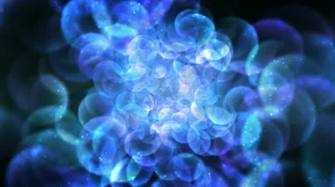 Sparkling circles loop Video stock 10601693