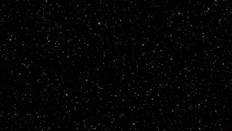 Sparkling Colored Stars in 4k Video stock 145877862