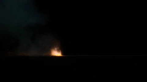 Sparkling explosion along the line Stock Footage 219625895