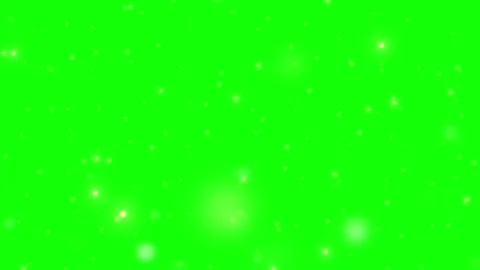 Sparkling fireworks display on green background Stock Footage 336662413