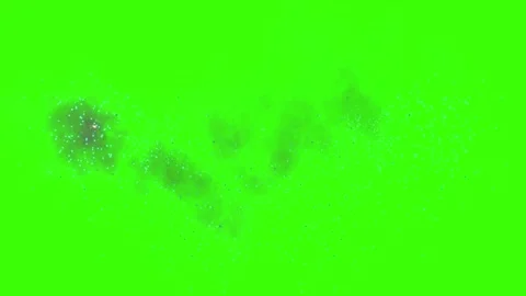 Sparkling Fireworks Explosion Over Green Screen Background Stock Footage 330919409