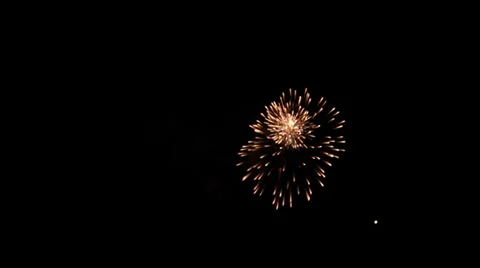 Sparkling Fireworks Finale Stock Footage 26108413