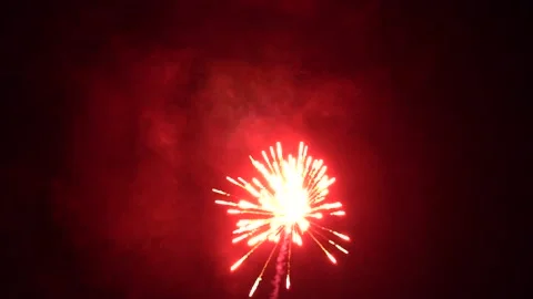 Sparkling Fireworks 動画素材 157344069