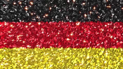 Sparkling Flag Germany 4K Stock Footage 289753641