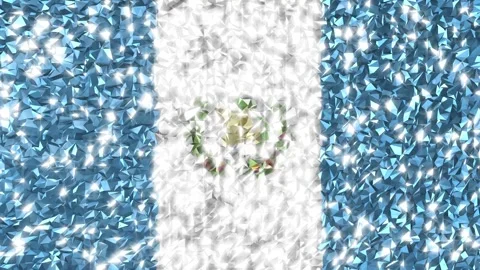 Sparkling Flag Guatemala 4K Stock Footage 291887897