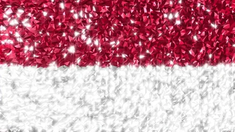 Sparkling Flag Monaco 4K Stock Footage 291331846