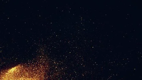 Sparkling flow abstract background Stock Illustration