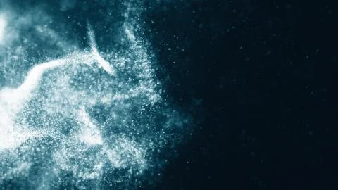 Sparkling flow abstract background Stock Illustration