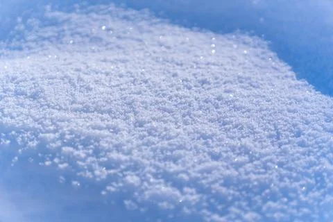 Sparkling fresh snow texture in Chamonix, France Stock Photos
