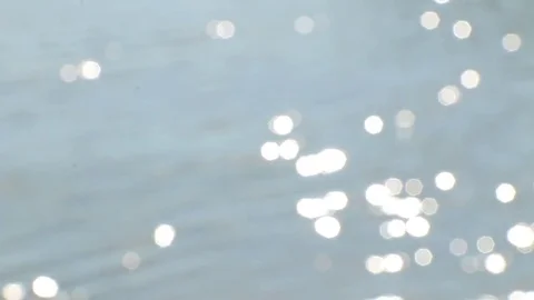 Sparkling fresh wavy water is shining Stock Footage 81025253