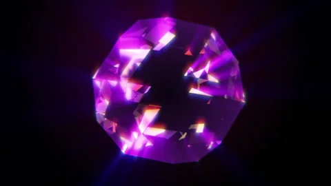 Sparkling gem animation Stock Footage 93952934