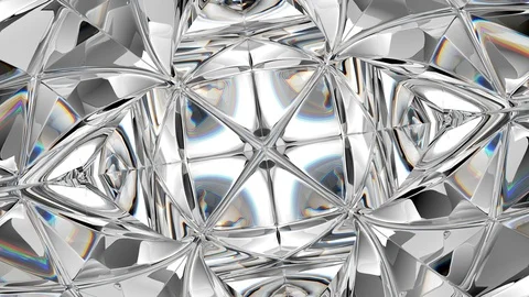 Sparkling gemstone macro rotating seamless loop. kaleidoscope 스톡 동영상 101023996