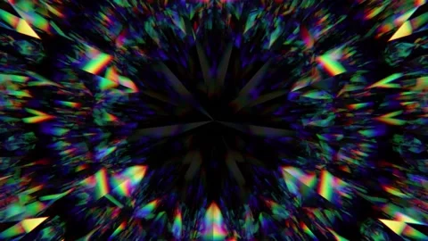 Sparkling gemstone seamless loop  macro rotating Stock Footage 229326442