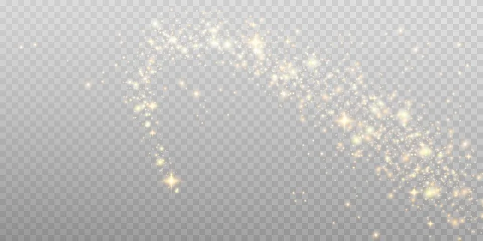 Sparkling Glitter Effects to Create Stunning Magical Designs and Exciting Stock Illustration