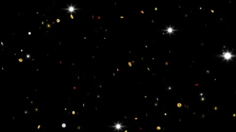 Sparkling Glitter Particles Falling Motion Видео 344763058