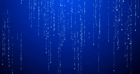 Sparkling Glitter Particles Flying Raining downwards | Stock Footage 125460494