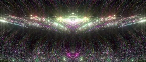 Sparkling Glitter Waves Backgrounds Edits Screen Relaxing Live Wallpaper Video Stock-Footage 146421344