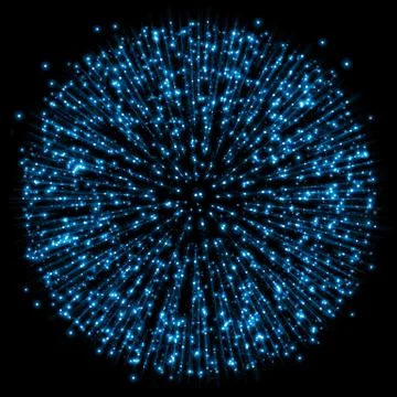 Sparkling glittering space explosion Stock Illustration