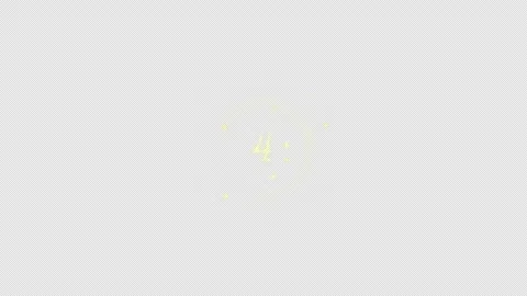 Sparkling Gold 10 Countdown Transparent Stock Footage 321928426