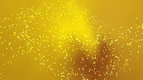 Sparkling gold backdrop with radiant light specks, perfect for luxury branding Stock Footage 319413524