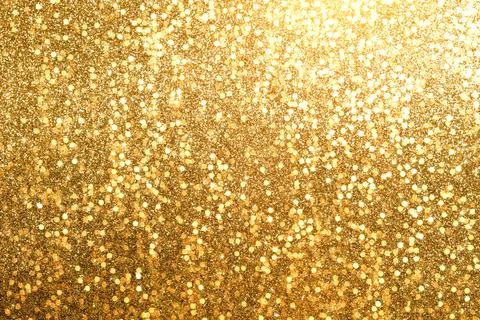Sparkling gold background with warm bokeh rays and shimmering festive texture Stock Illustration
