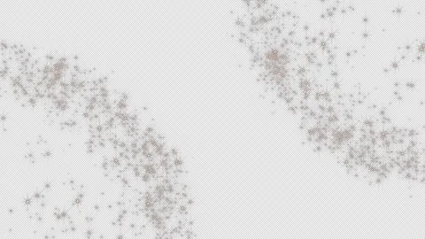 Sparkling, gold-colored particles that dance from side to side Stockbeeldmateriaal 332197015