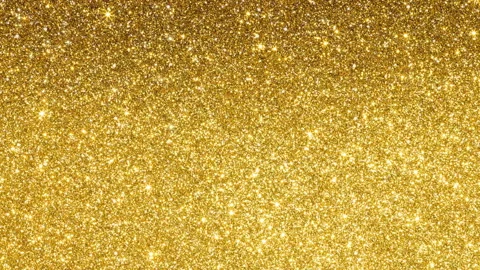 Sparkling Gold Glitter Background or Texture Stock Footage 286191923