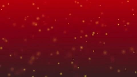 Sparkling golden particles gently float and shimmer against a deep red grad.. Stock Footage 334829750