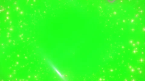 Sparkling green background with glittering lights Stock Footage 337450321