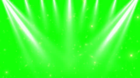 Sparkling green screen with dynamic light beams Video stock 337924200