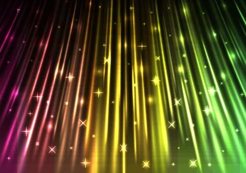 Sparkling light speed abstract background Stock Illustration