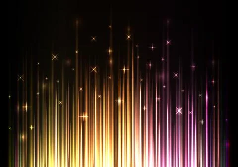 Sparkling light stream from under background Stock Illustration