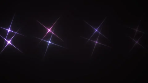 Sparkling Lights on Black Background. Stock Footage 340041446