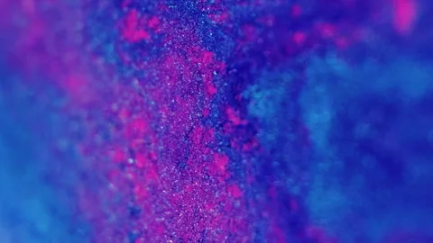 Sparkling liquid texture glitter ink mix pink blue Stock Footage 279126421