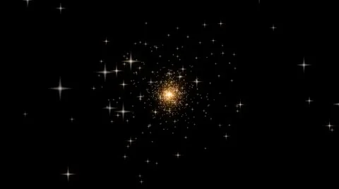 Sparkling Looping Starfield HD Alpha Stock-Footage 5799375